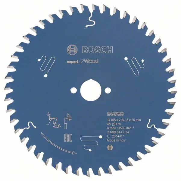 Pilový kotouč Expert for Wood 165 x 20 x 2,6 mm, 48 Pilový kotouč Expert for Wood 165 x 20 x 2,6 mm, 48