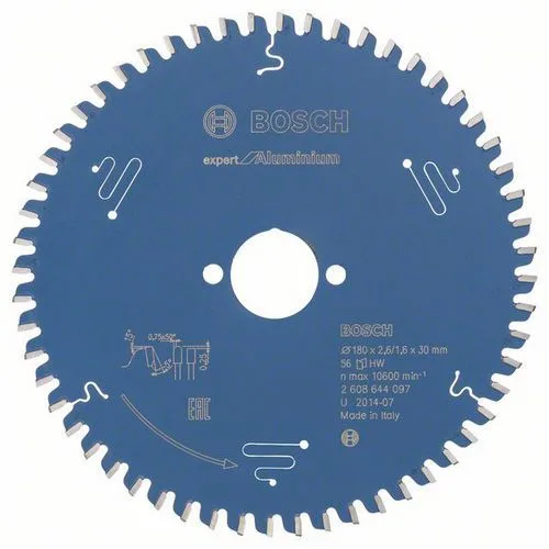 Pilový kotouč Expert for Aluminium 180 x 30 x 2,6 mm, 56 Pilový kotouč Expert for Aluminium 180 x 30 x 2,6 mm, 56