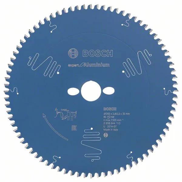 Pilový kotouč EXPERT Aluminium pro okružní pilu, 260 × 2,5/1,8 × 30 mm, T80 (původní kat. č. 2.608.644.113) Pilový kotouč EXPERT Aluminium pro okružní pilu, 260 × 2,5/1,8 × 30 mm, T80 (původní kat. č. 2.608.644.113)