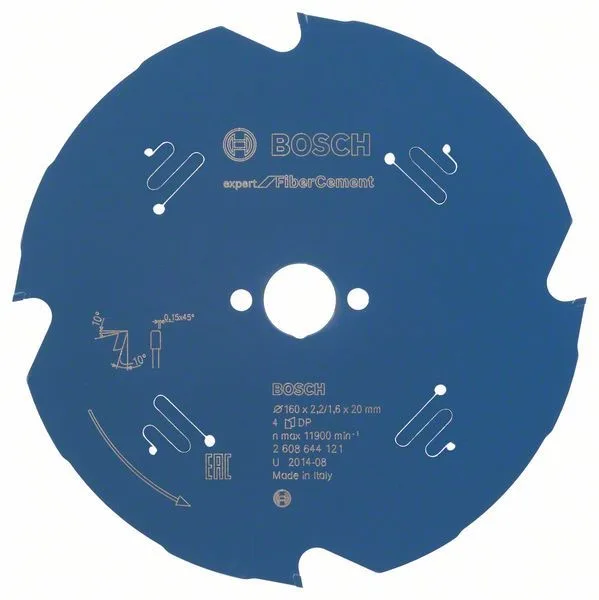 Pilový kotouč Expert for Fiber Cement 165 x 20 x 2,2 mm, 4 Pilový kotouč Expert for Fiber Cement 165 x 20 x 2,2 mm, 4