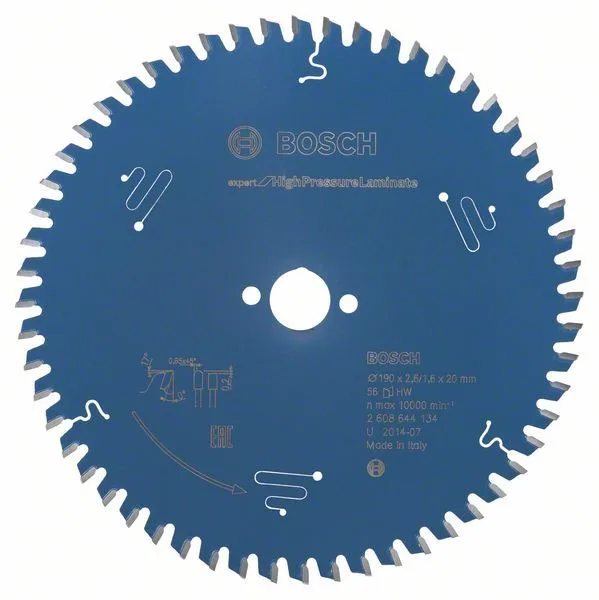 Pilový kotouč Expert for High Pressure Laminate 190 x 20 x 2,6 mm, 56