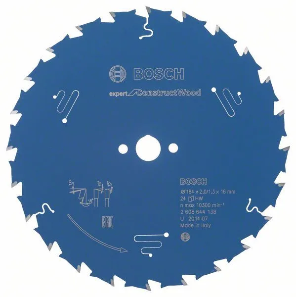 Pilový kotouč Expert for Construct Wood 184 x 16 x 2,0 mm, 24 Pilový kotouč Expert for Construct Wood 184 x 16 x 2,0 mm, 24