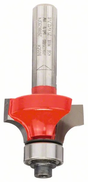 Zaoblovací fréza 8 mm, D 25,4 mm, R1 6,35 mm, L 12,7 mm, G 55 mm Zaoblovací fréza 8 mm, D 25,4 mm, R1 6,35 mm, L 12,7 mm, G 55 mm