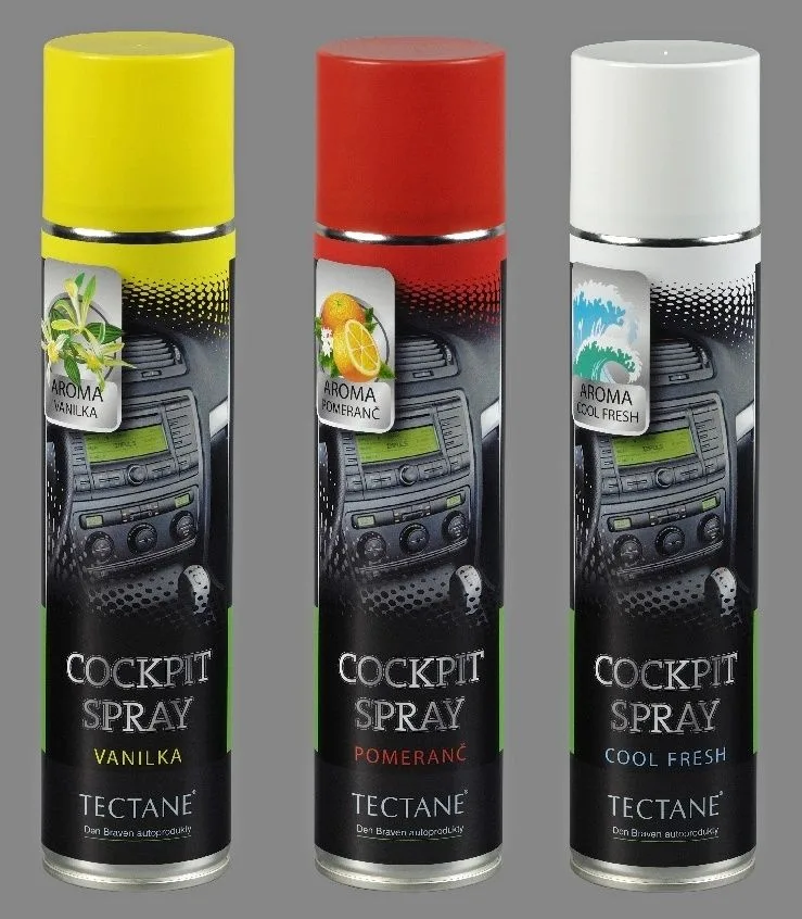Cockpit sprej 400ml TECTANE pomeranč Cockpit sprej 400ml TECTANE pomeranč