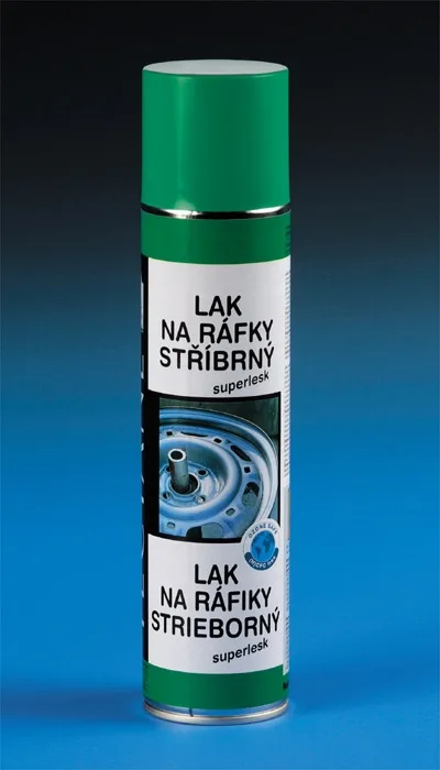 Lak na ráfky stříbrný 400ml dóza TECTANE Lak na ráfky stříbrný 400ml dóza TECTANE