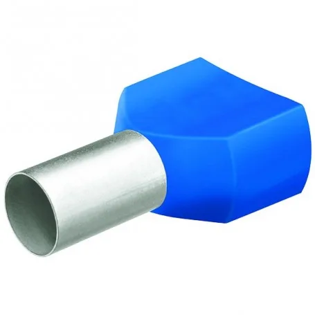 Dvojité dutinky s izol,2x16.0 modrá/25ks Dvojité dutinky s izol,2x16.0 modrá/25ks