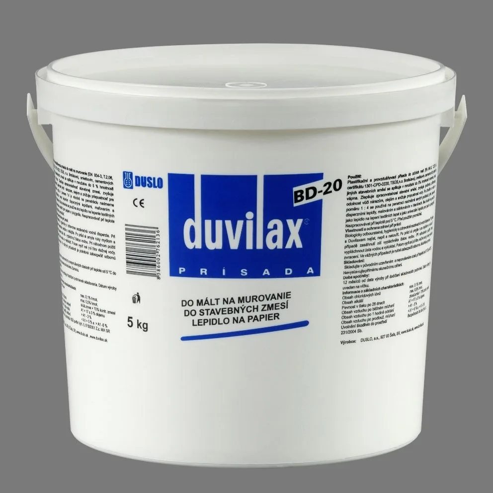 Duvilax BD-20 příměs do stavebních směsí 30kg bílá Den Braven Duvilax BD-20 příměs do stavebních směsí 30kg bílá Den Braven