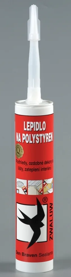 Lepidlo na polystyren 1kg bílé Den Braven Lepidlo na polystyren 1kg bílé Den Braven