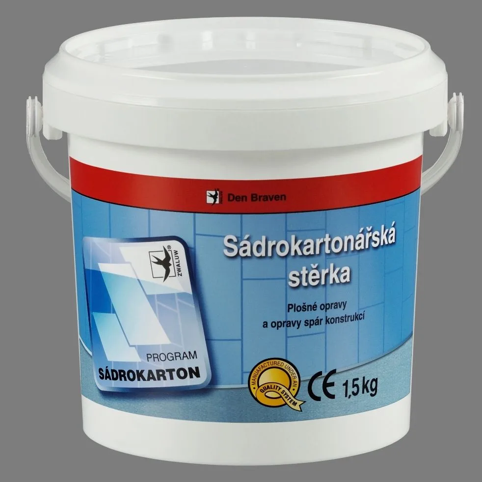 Stěrka sádrokartonářská 14kg bílá Den Braven Stěrka sádrokartonářská 14kg bílá Den Braven