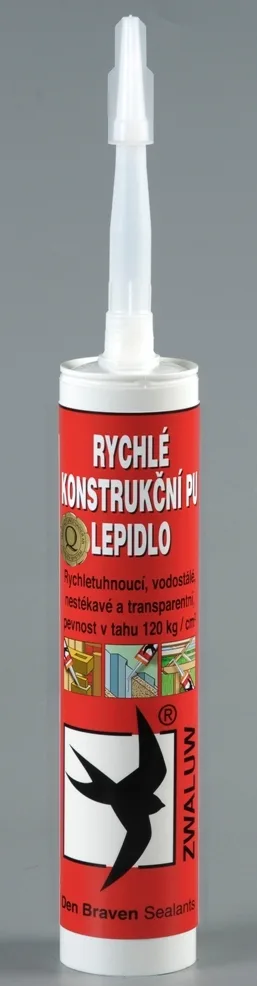 PU Lepidlo konstrukční rychlé 300ml kartuše Den Braven PU Lepidlo konstrukční rychlé 300ml kartuše Den Braven