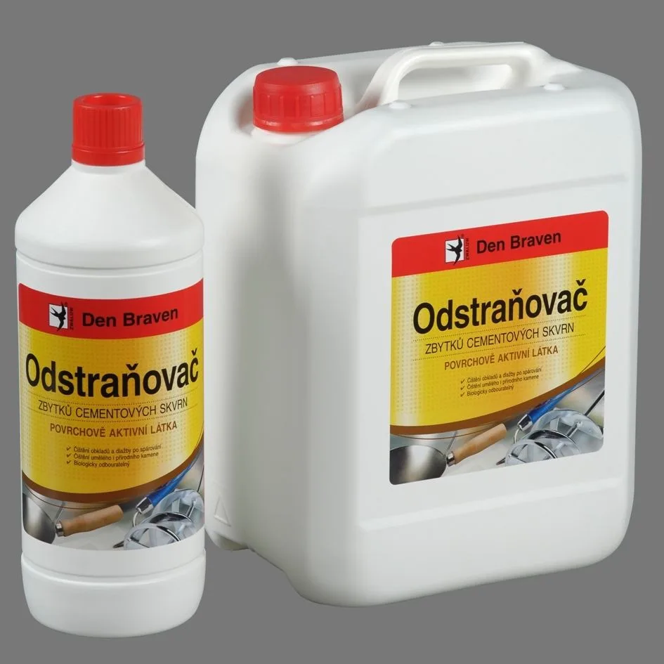 Odstraňovač zbytků cementových skvrn 5. transp. až nažloutlý Den Braven Odstraňovač zbytků cementových skvrn 5. transp. až nažloutlý Den Braven