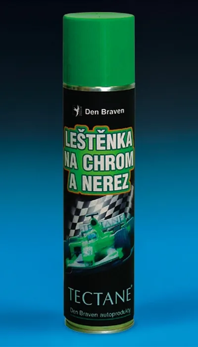 aerosolový sprej - Leštěnka na chrom a nerez 400ml Den Braven aerosolový sprej - Leštěnka na chrom a nerez 400ml Den Braven
