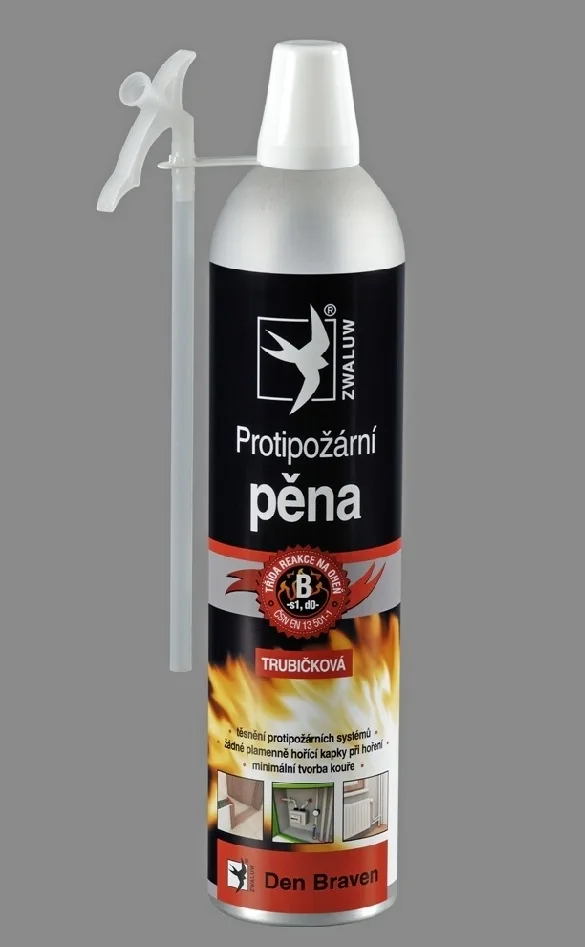 Protipožární pěna trubičková 750ml RP červená Protipožární pěna trubičková 750ml RP červená