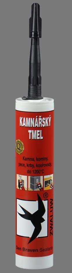 Kamnářský tmel 310ml černý Kamnářský tmel 310ml černý