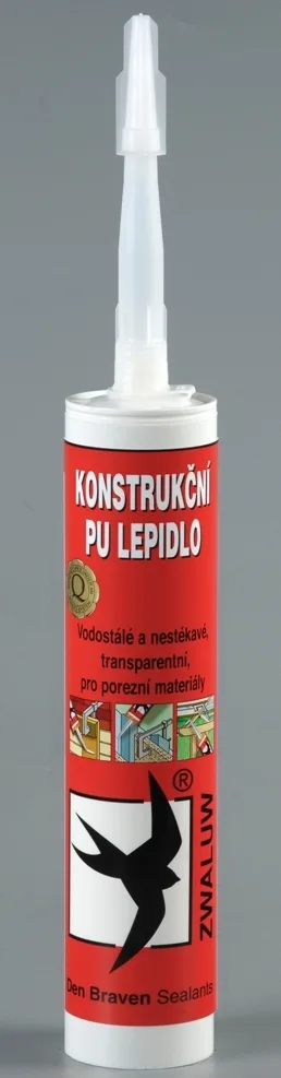 Konstrukční PU lepidlo 310ml transparentní Den Braven Konstrukční PU lepidlo 310ml transparentní Den Braven